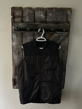 Men's Nike Reversible Lined Full Zipper Vest Black